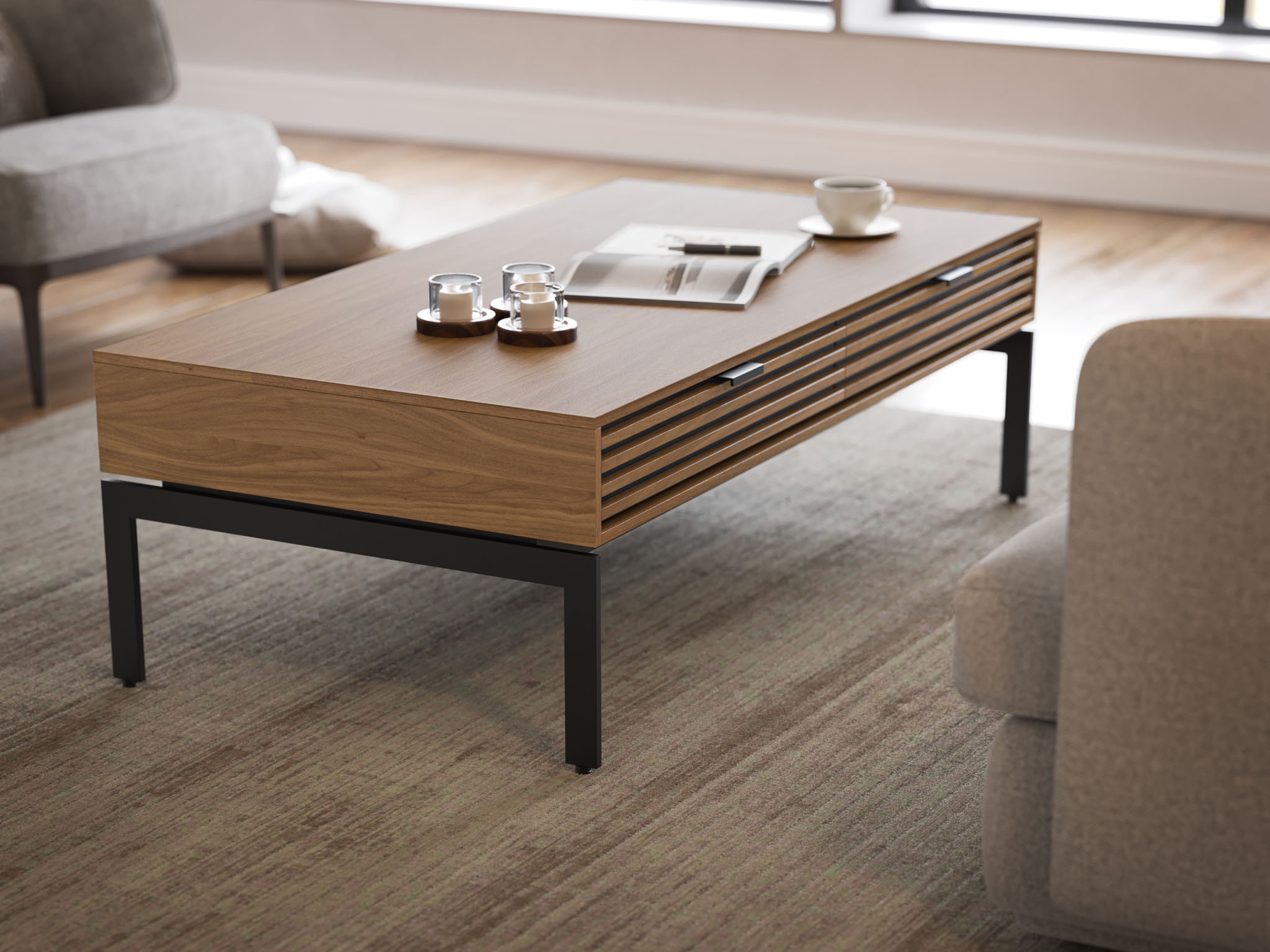 BDI Living Room Cora 1172 Coffee Table 1172 - Heritage House